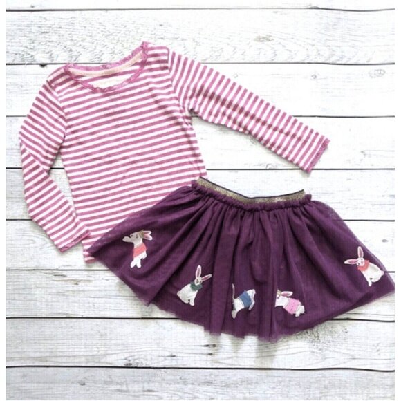 Mini Boden Bunny Tulle Outfit